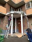 Успенская д.8 продолжаем ремонт цоколя и входных групп